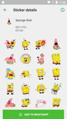 Wastickerapp Caricatures Funny android App screenshot 1