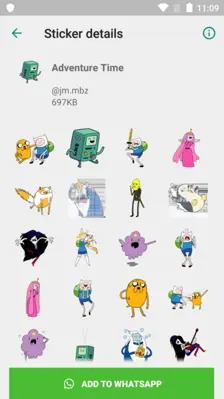 Wastickerapp Caricatures Funny android App screenshot 4